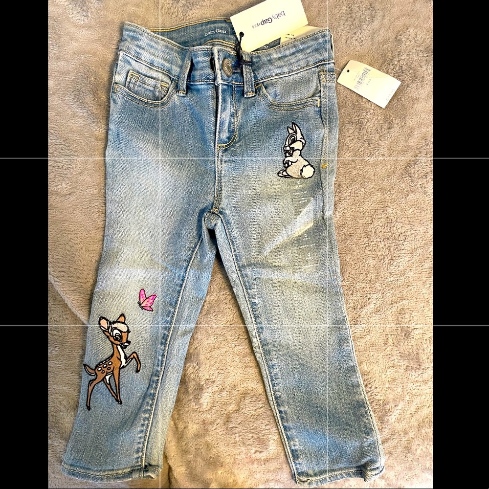 Baby Gap Jeans — Bambi Theme